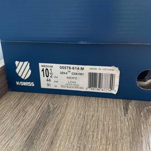 K SWISS Gen-k men’s Sneakers 10.5 - Picture 3 of 7